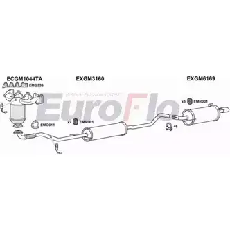 Система выпуска ОГ EUROFLO 4373125 VLCOR18 1001B TNTIE T35 ANWC изображение 0