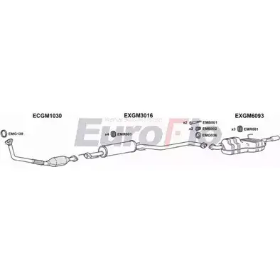 Система выпуска ОГ EUROFLO VLVEC20D 2015C WK6TR D VRRF 4373624 изображение 0