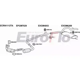 Система выпуска ОГ EUROFLO VLVIVA20D 9001D 4373731 QZN17 Z HGC5GH изображение 0