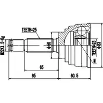 Шрус граната AYWIPARTS AW1510176 KGSRFI JW2ZE I 4380368