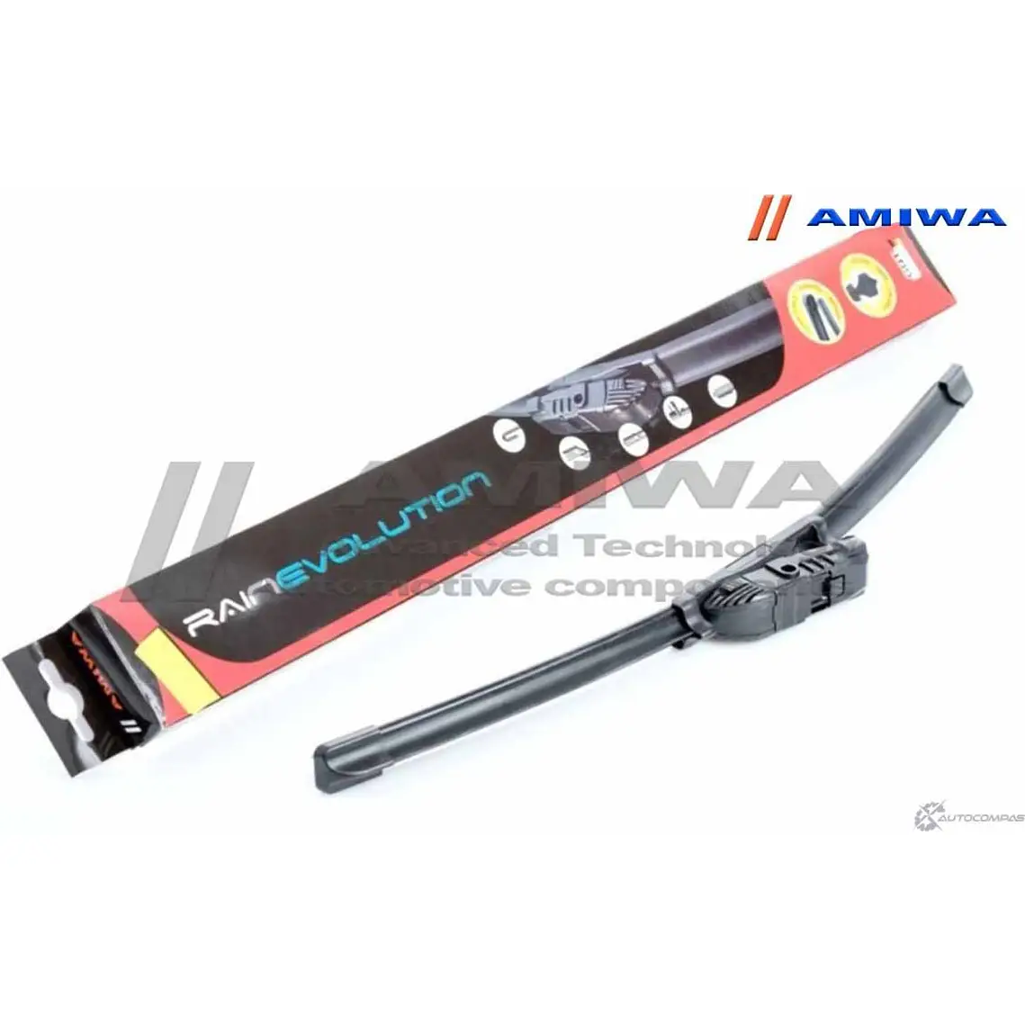 Щётка стеклоочистителя бескаркасная 600 мм AMIWA AWB-24 RP0U5 G6 6LD 1422491528 изображение 0