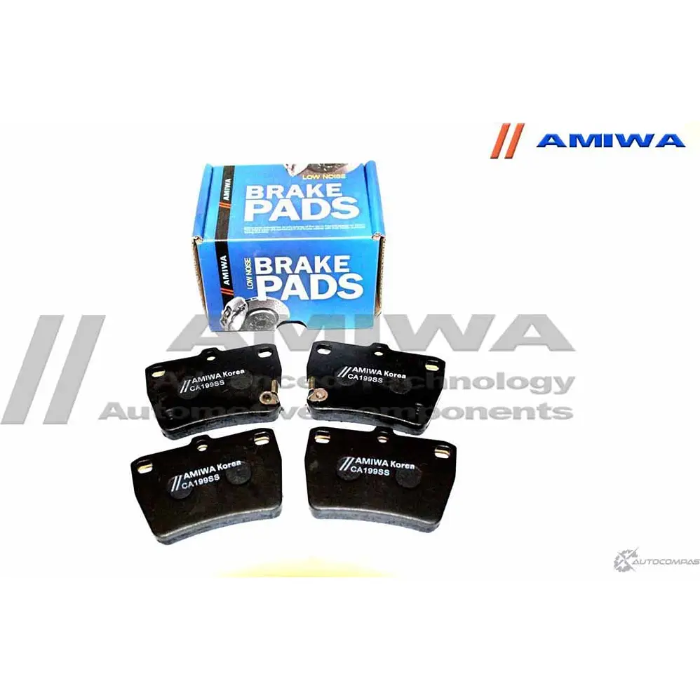 Колодки тормозные дисковые передние speed stop AMIWA CA199SS 1422490489 JB8CG 1P E2IT изображение 0