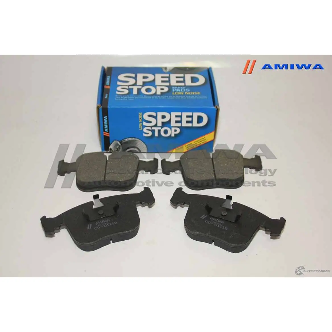 Колодки тормозные дисковые передние speed stop AMIWA U62M H 1422490244 CD01118 AEWVX5B изображение 0