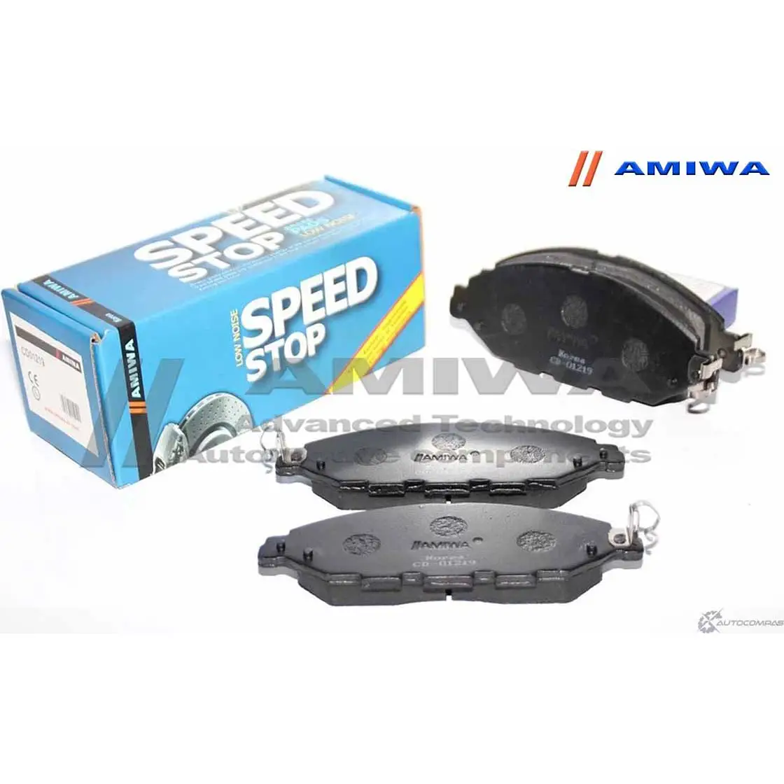 Колодки тормозные дисковые передние speed stop AMIWA 7ADON WG SJF CD01219 1422490757