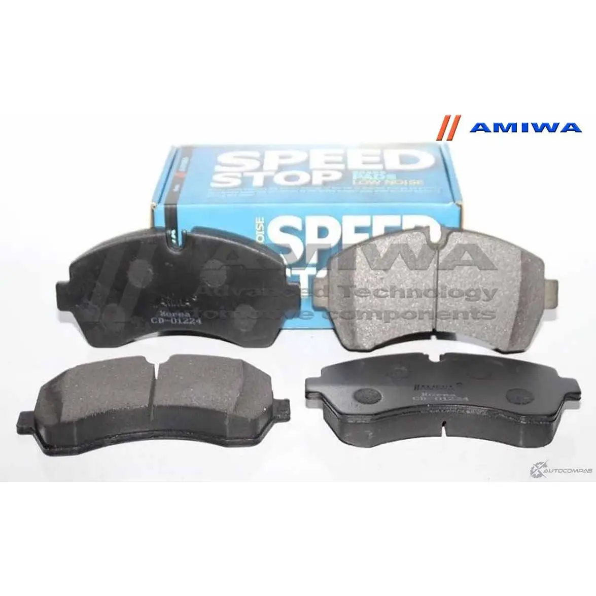 Колодки тормозные дисковые передние speed stop AMIWA A6TVWI R834 NYU CD01224 1422490752 изображение 0