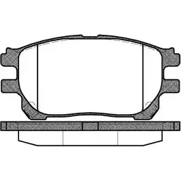 Тормозные колодки, дисковые, комплект DRIVE PLUS 4383402 BP M1143.00 DP1010.10.0296 PCA114300