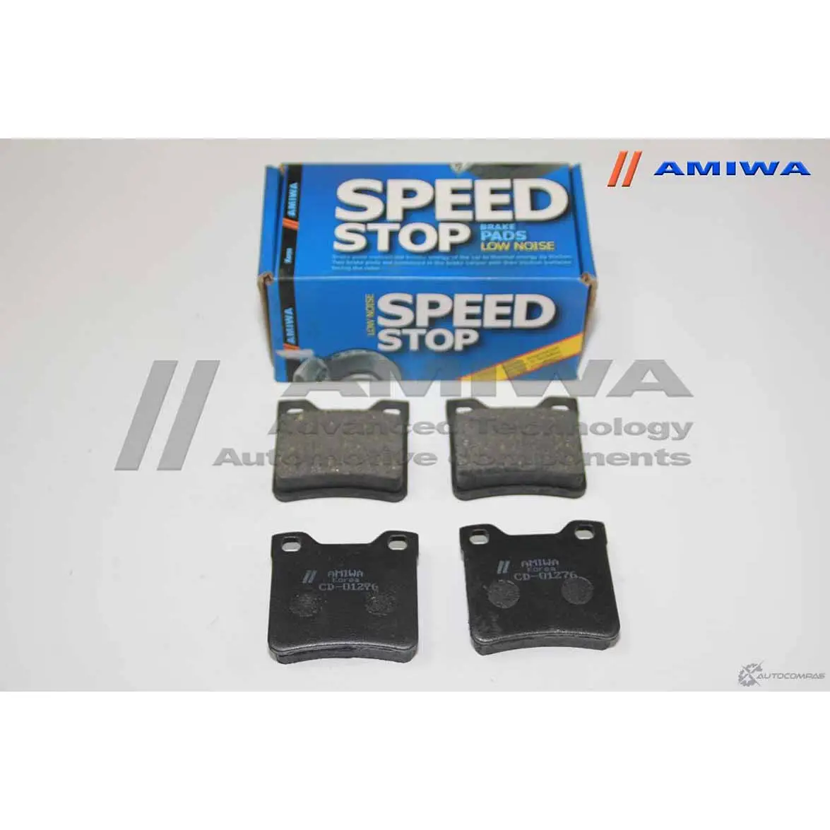 Колодки тормозные дисковые задние speed stop AMIWA VX PVU7K 1422490464 CD01276 4X0IP изображение 0