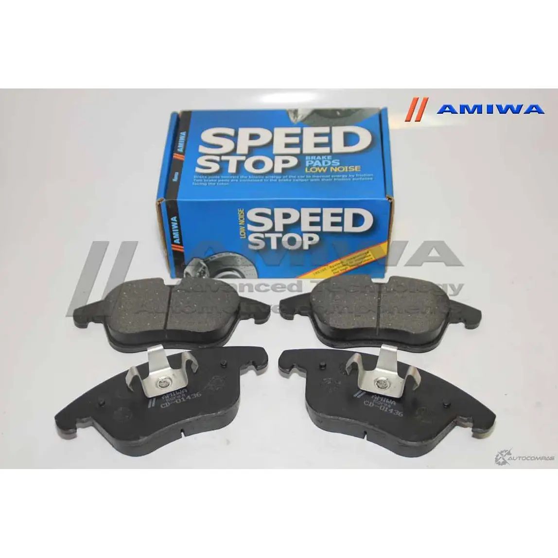 Колодки тормозные дисковые передние speed stop AMIWA JRK RXAX 7B10RK 1422490673 CD01436 изображение 0