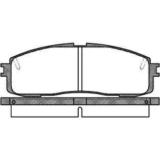 Тормозные колодки, дисковые, комплект DRIVE PLUS 4383631 200 04 D337-7206 DP1010.10.0546