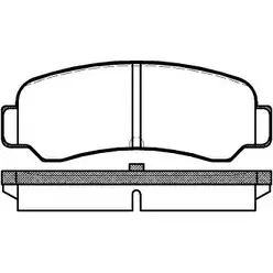 Тормозные колодки, дисковые, комплект DRIVE PLUS 2 1046 4383650 D305-7207 DP1010.10.0566 изображение 0