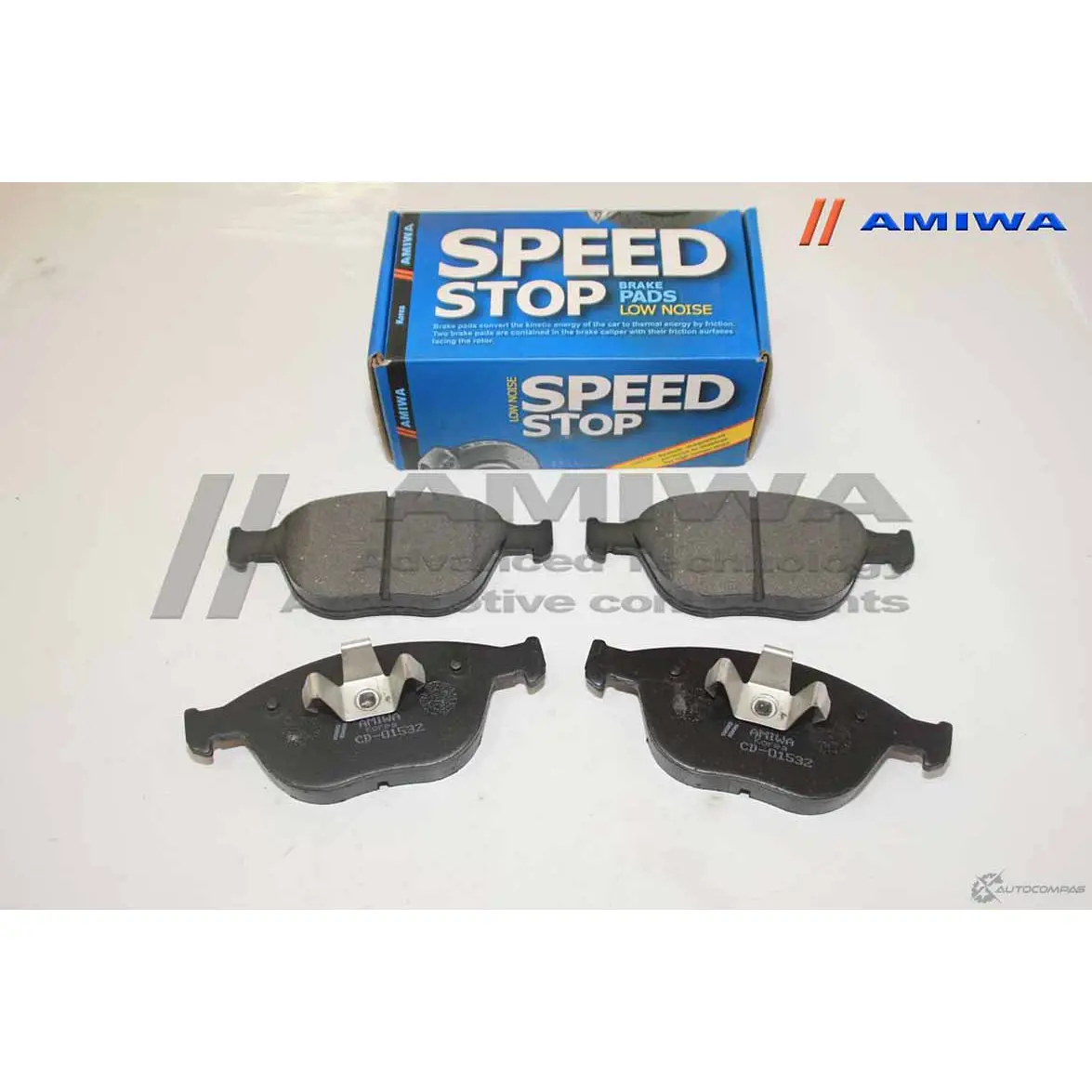 Колодки тормозные дисковые передние speed stop AMIWA EK9SXPV CD01532 2LEFG A 1422490564 изображение 0