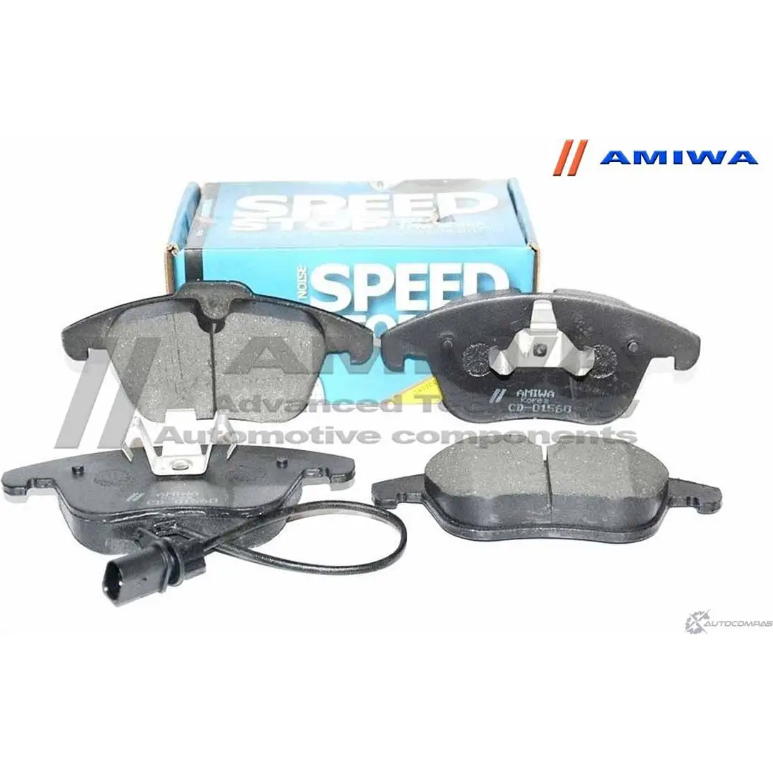 Колодки тормозные дисковые передние speed stop AMIWA 1422490743 CD01560 C011Q LM 1UF