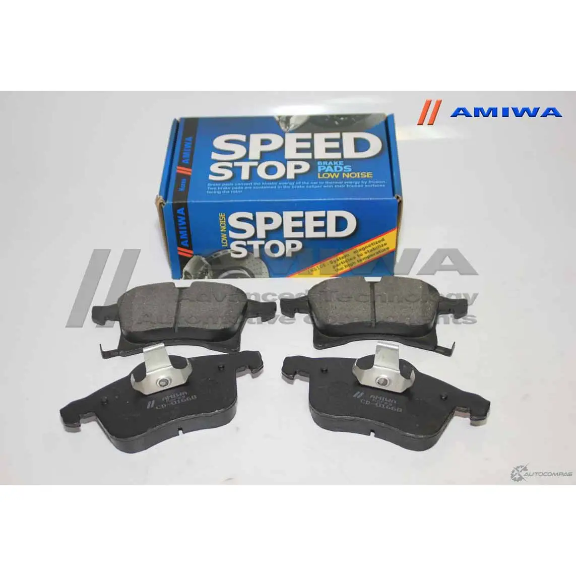 Колодки тормозные дисковые передние speed stop AMIWA 1422490703 C C3D27 H466XN5 CD01668 изображение 0