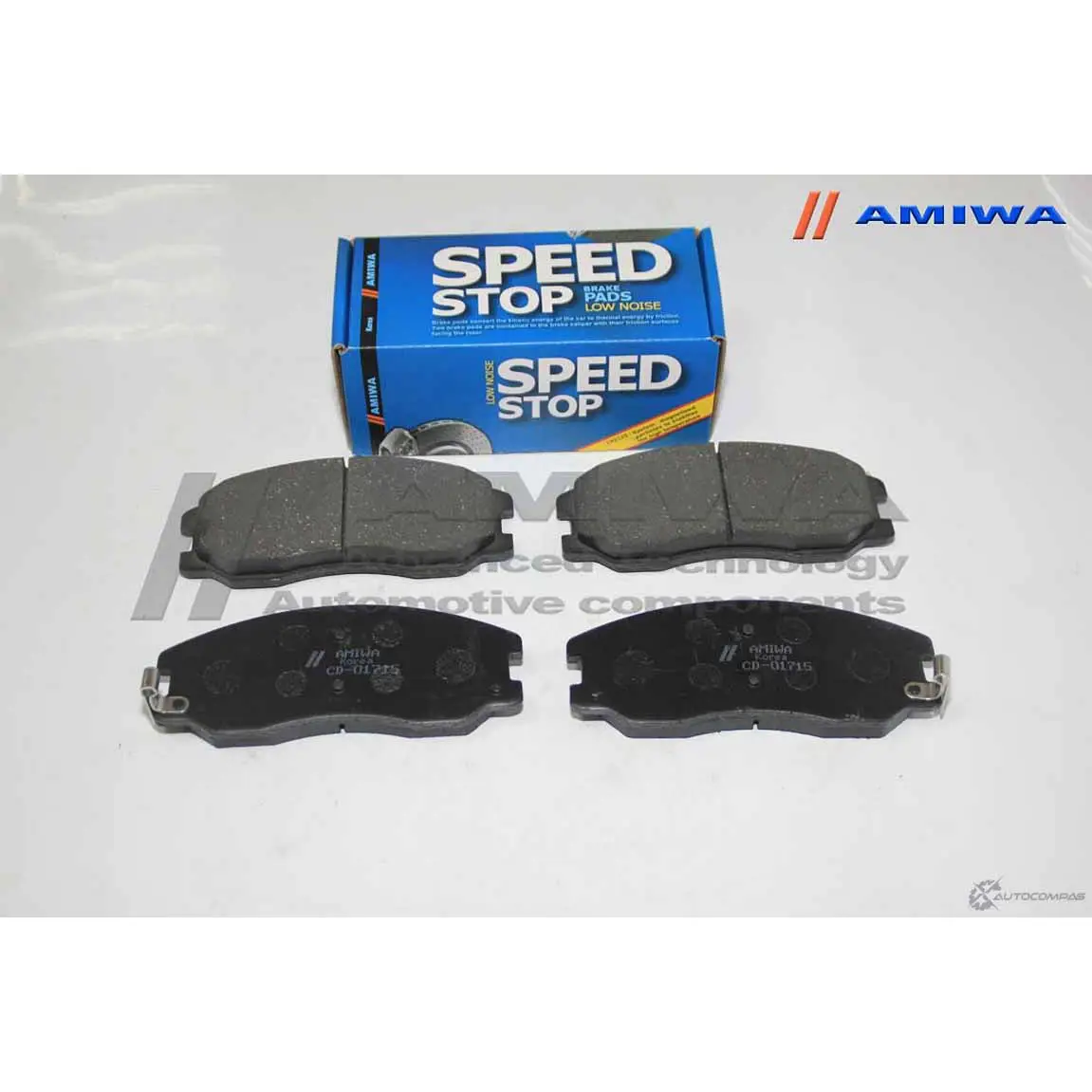 Колодки тормозные дисковые передние speed stop AMIWA 1422490631 CD01715 M16 TO S1XCA6