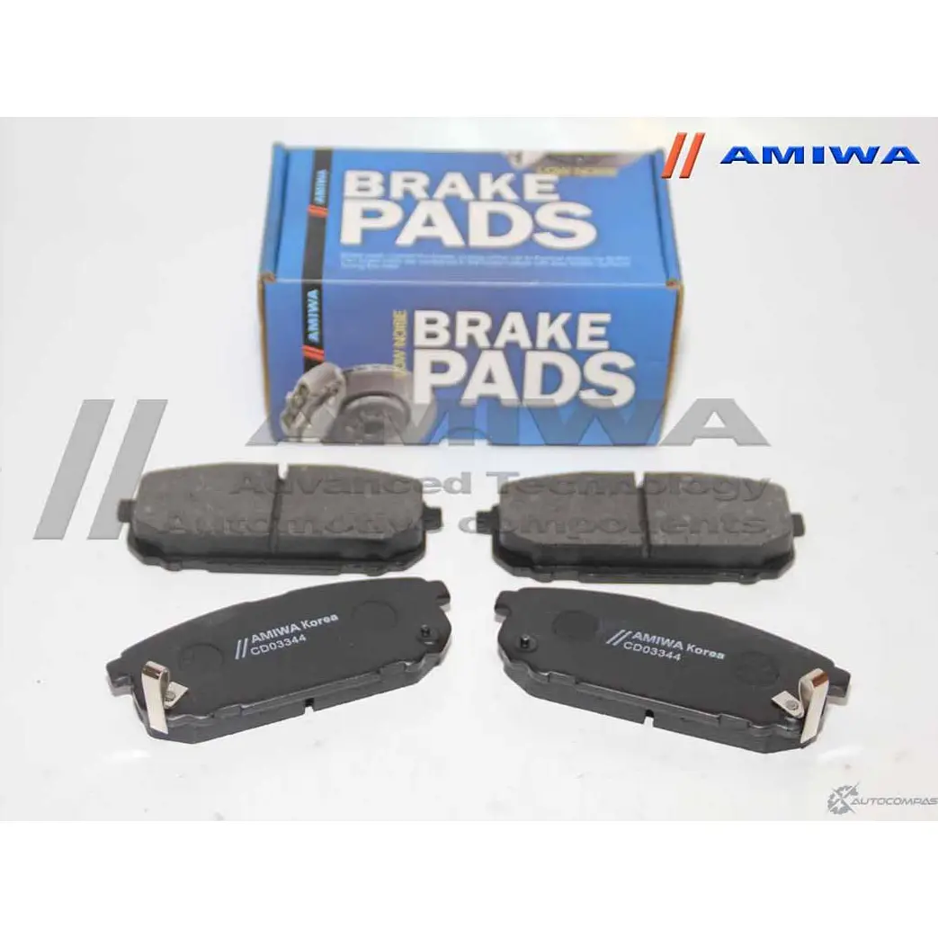 Колодки тормозные дисковые задние speed stop AMIWA 1422490470 6MZVA CD03344 HJ 6C8X изображение 0