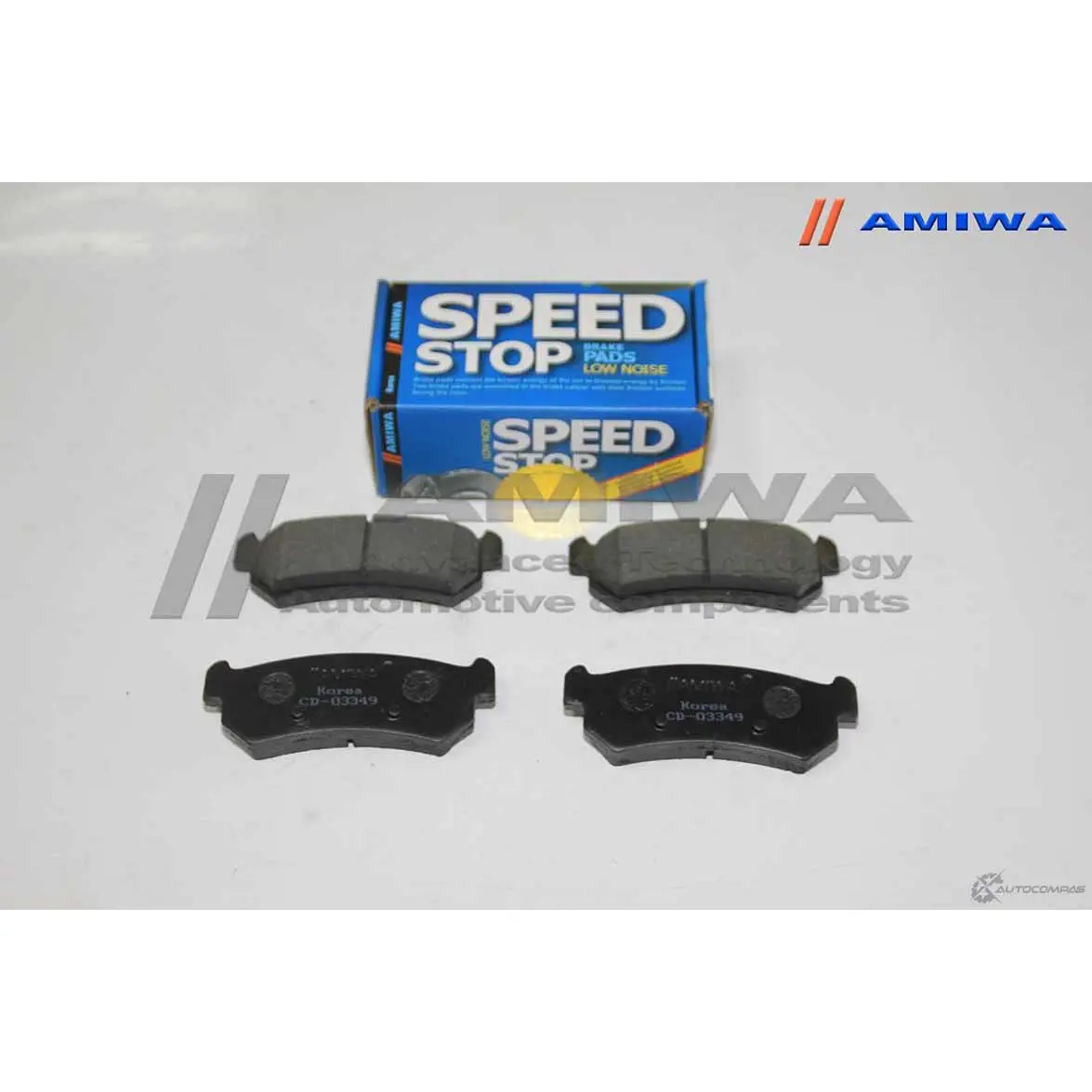 Колодки тормозные дисковые задние speed stop AMIWA 1422490513 23VS2SX W KGC9B CD03349 - Изображение 1