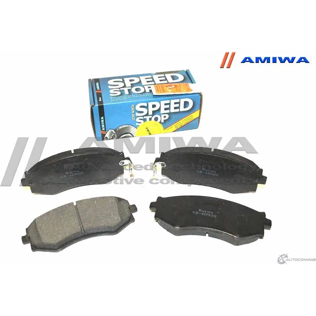 Колодки тормозные дисковые передние speed stop AMIWA SHK5P71 1422490590 CD1092S L8OSD Q изображение 0