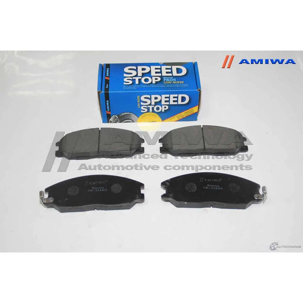 Колодки тормозные дисковые передние speed stop AMIWA CD11103 0QI WKE 1422490638 U5461KP