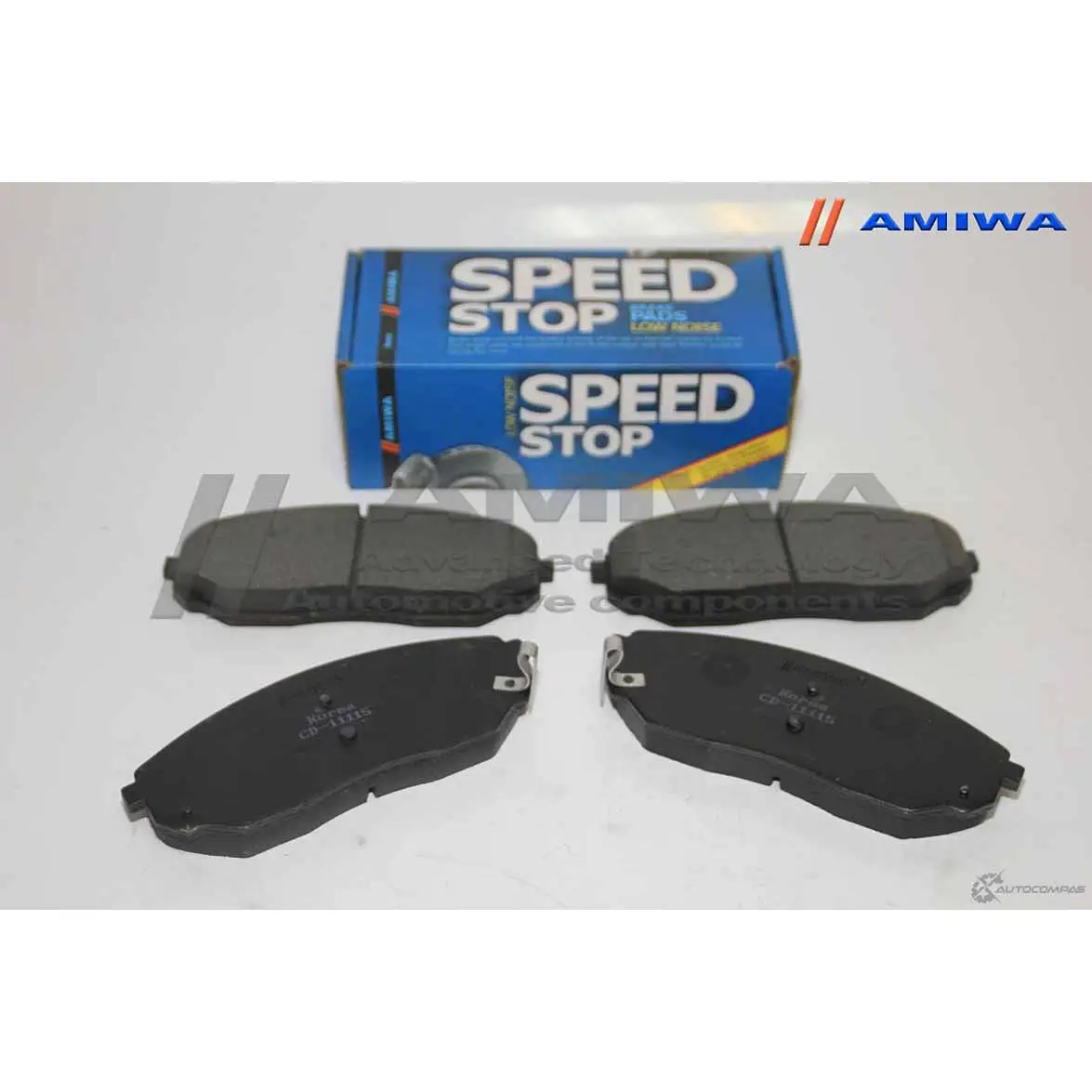 Колодки тормозные дисковые передние speed stop AMIWA D1VHP 1422490639 CD11115 98 CBGW изображение 0