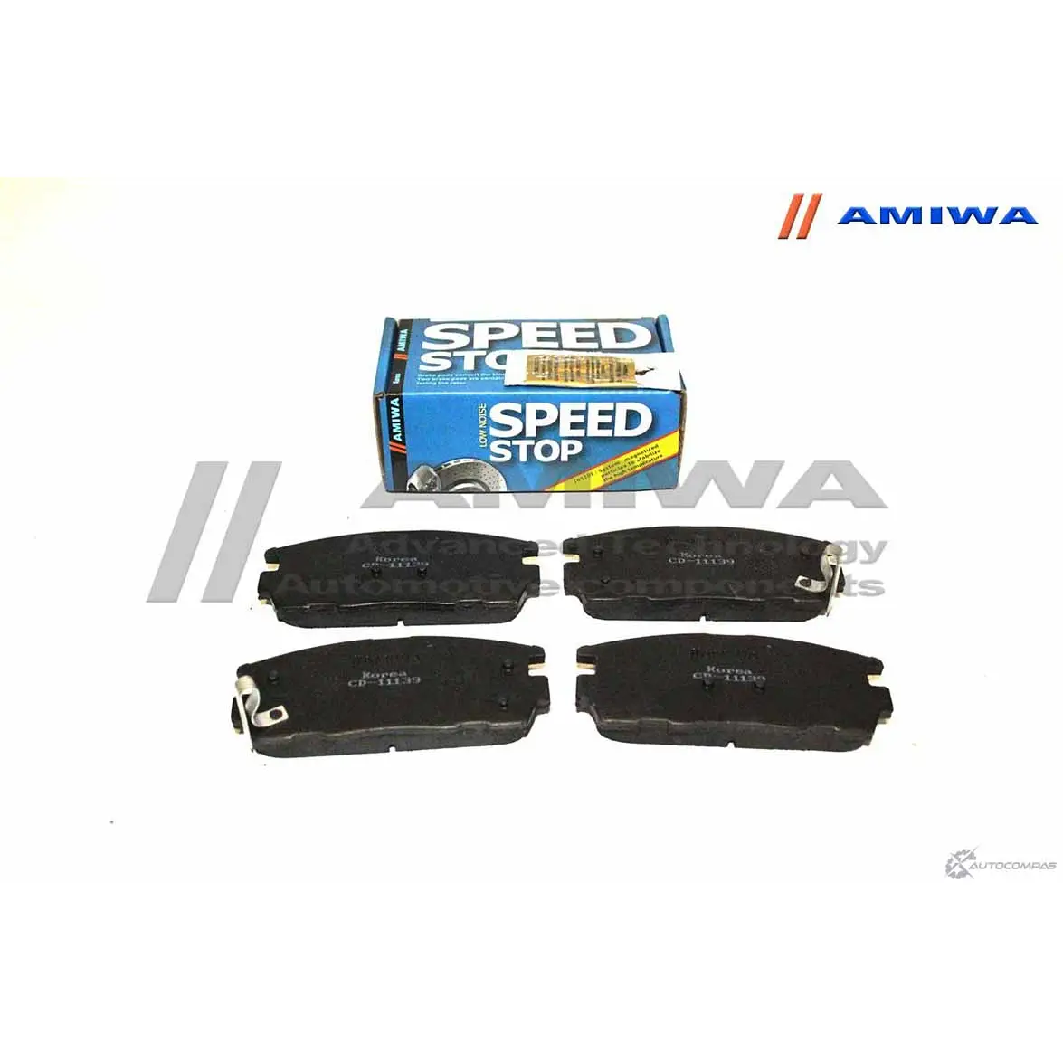 Колодки тормозные дисковые задние speed stop AMIWA 1422490475 AE ZE45 CD11139 65SZWE5