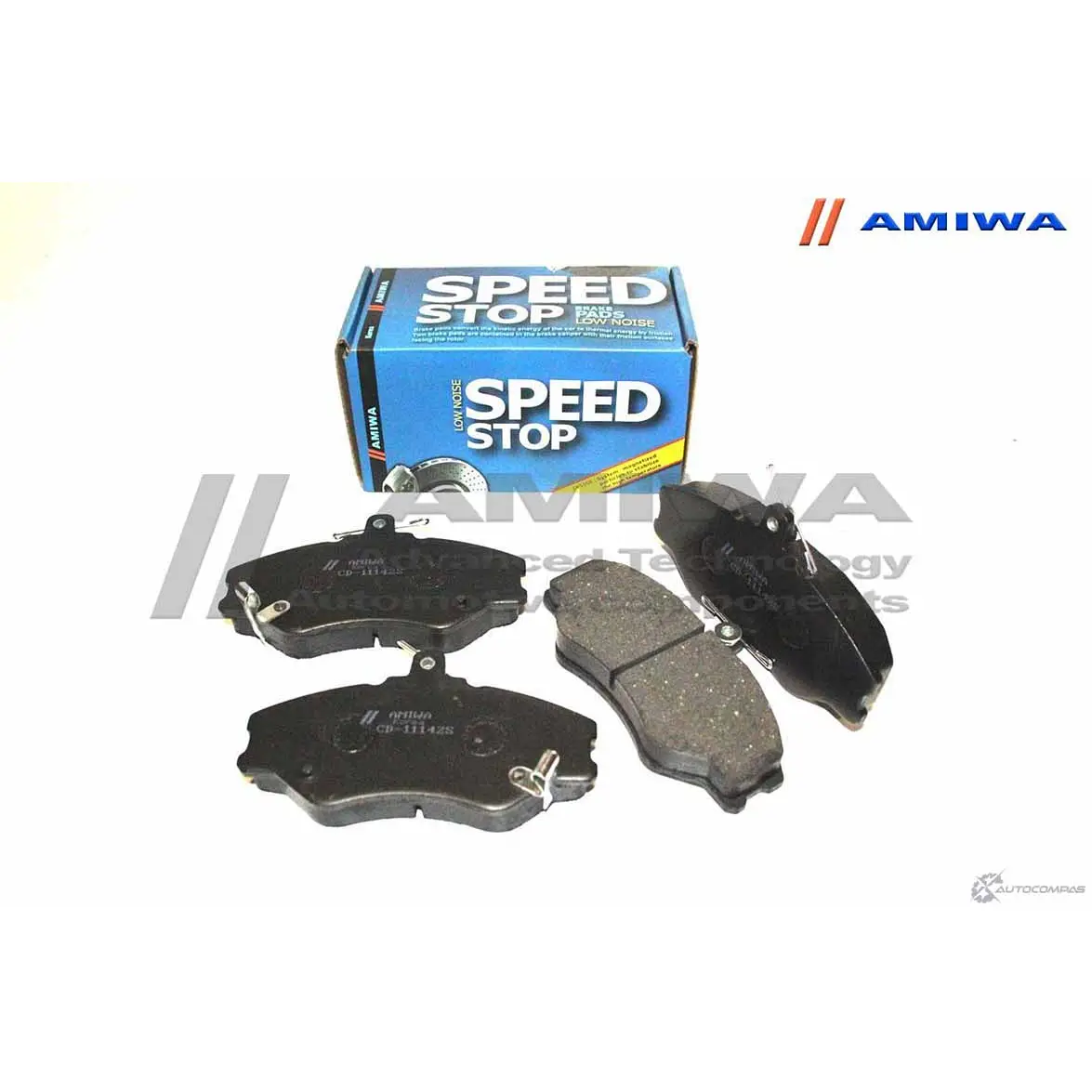 Колодки тормозные дисковые передние speed stop AMIWA TW49M 65Q 7L1R CD11142S 1422490579 изображение 0