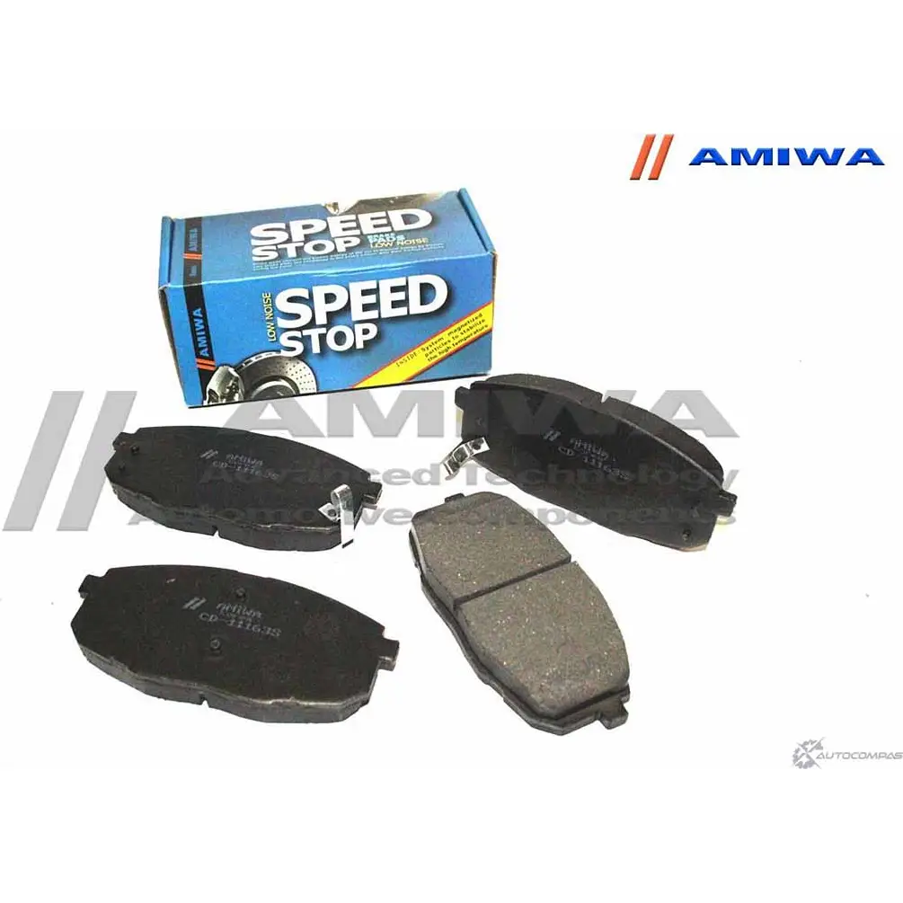 Колодки тормозные дисковые передние speed stop AMIWA 1422490544 AG5LD8 Q CD11163S QLVOO9 изображение 0