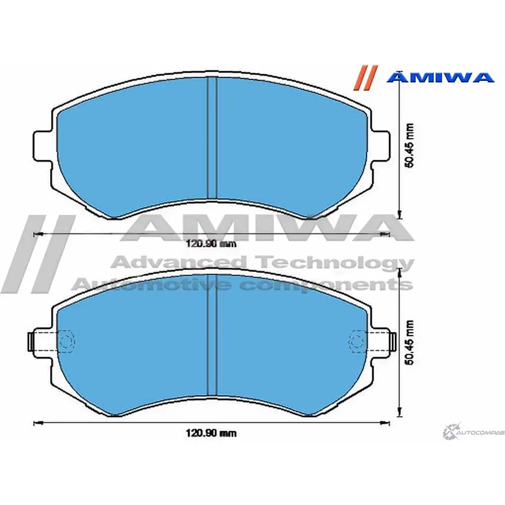 Колодки тормозные дисковые передние speed stop AMIWA 1422490589 K3KUV CD1116S QH7H B изображение 1