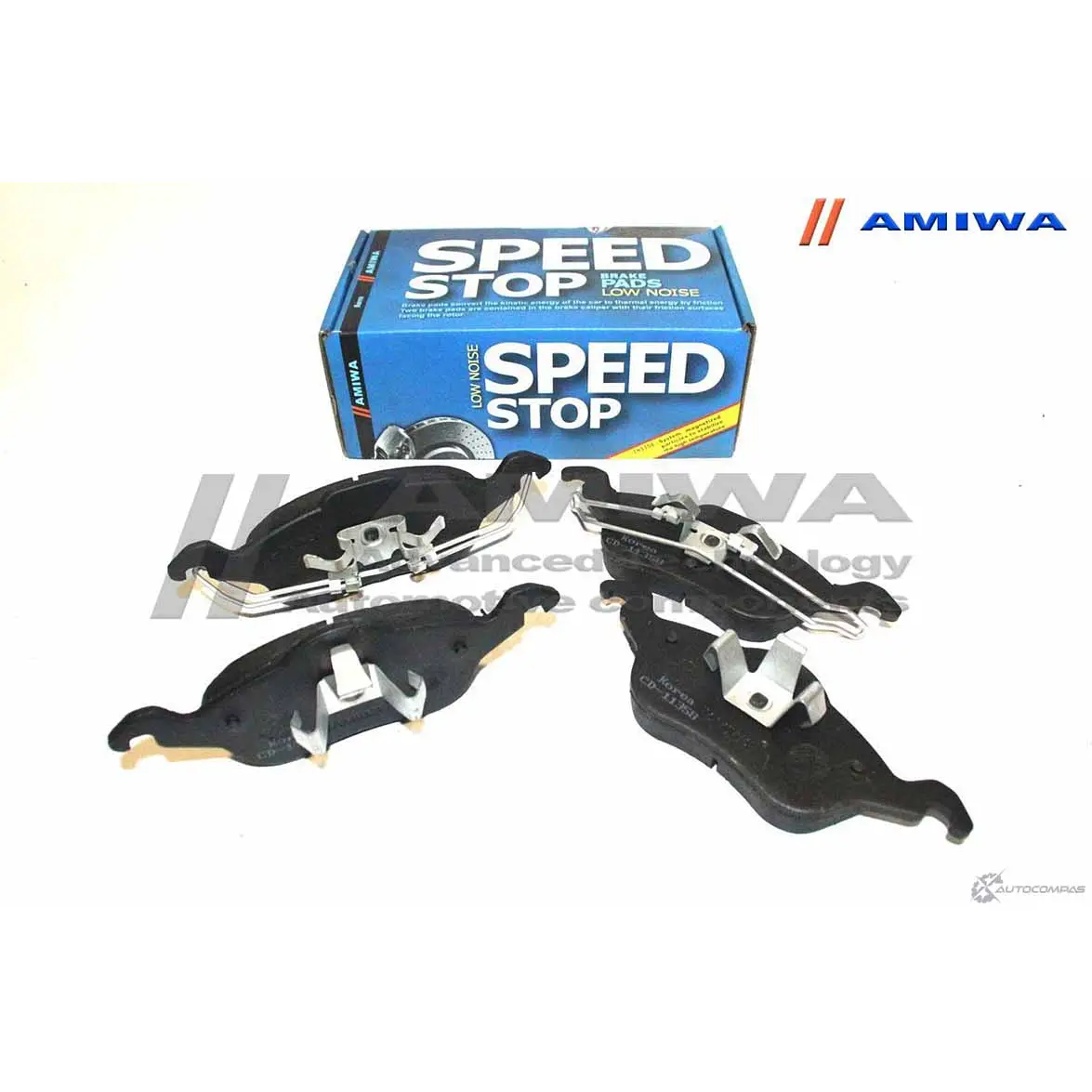 Колодки тормозные дисковые передние speed stop AMIWA CD11358 8OHX08 N 1422490573 AK1Q5 изображение 0