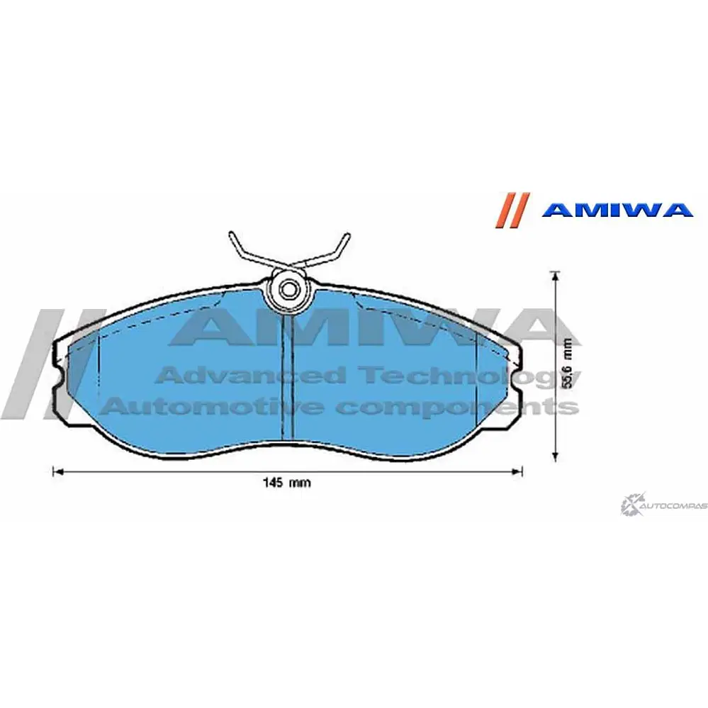 Колодки тормозные дисковые передние speed stop AMIWA CD1213 LH5D6B ZH KA2 1422490683 изображение 1