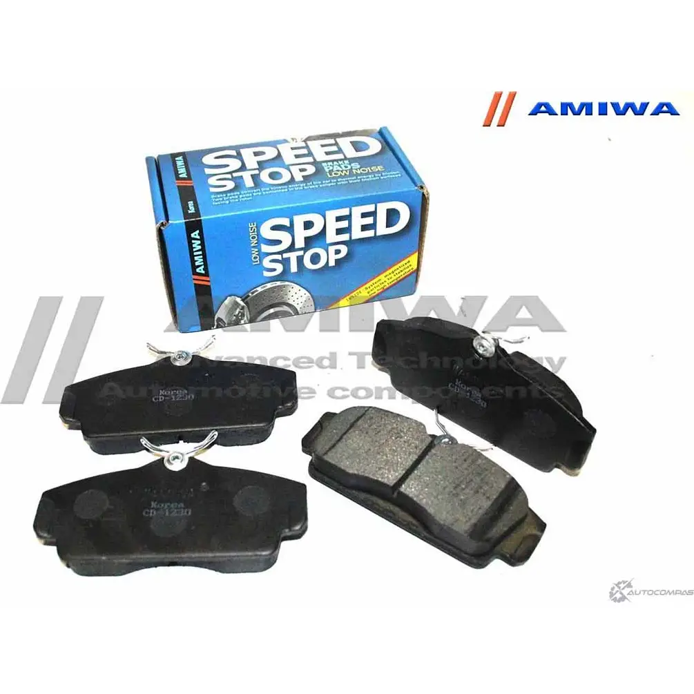 Колодки передние дисковые AMIWA H5I 15Q 1422490552 K8B3IFN CD1230 - Изображение 1