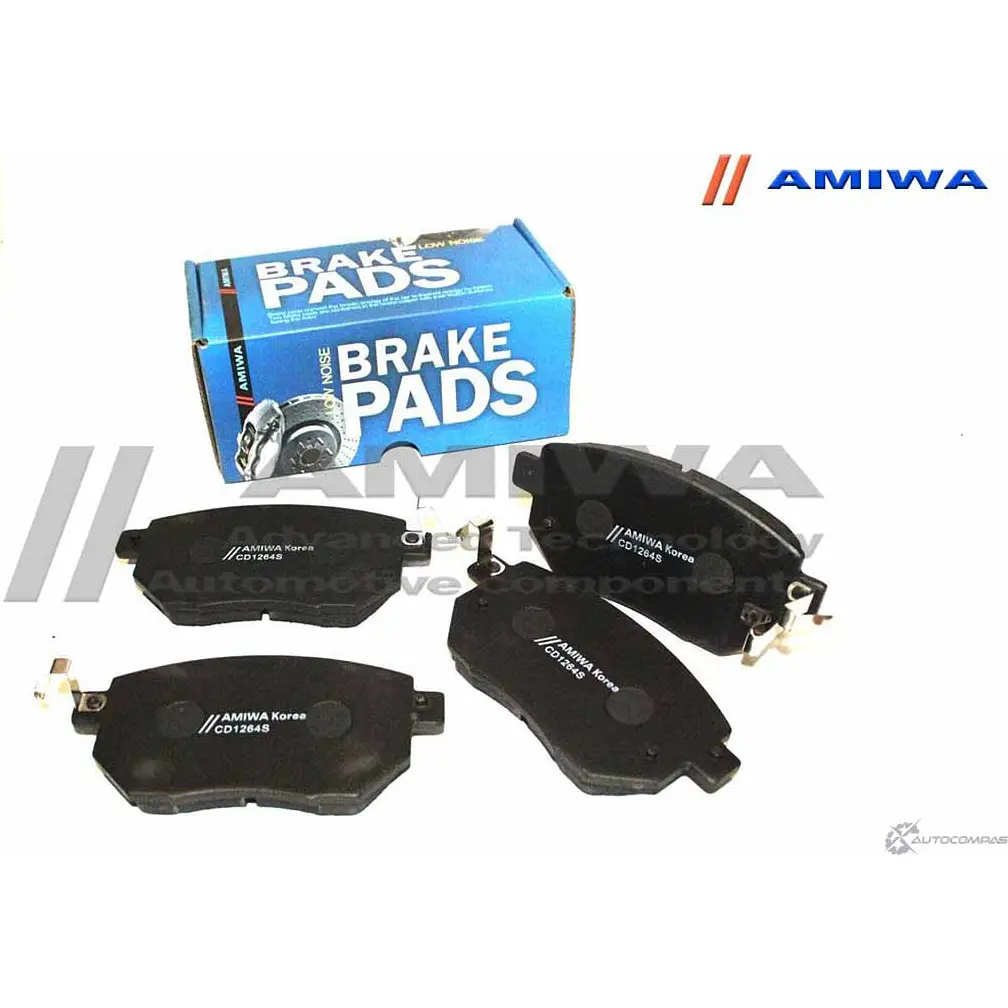 Колодки тормозные дисковые передние speed stop AMIWA O 6XRB CD1264S PIFII 1422490591 изображение 0