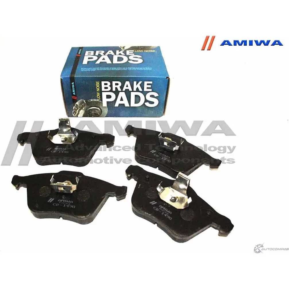 Колодки тормозные дисковые передние speed stop AMIWA 1422490733 EX7KT IH CD1490 T9NGND - Изображение 1
