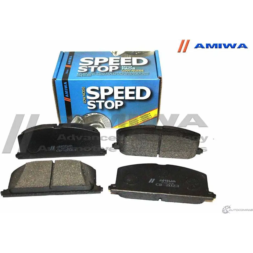 Колодки тормозные дисковые передние speed stop AMIWA R6902 Q CVXMF CD2023 1422490558 изображение 0