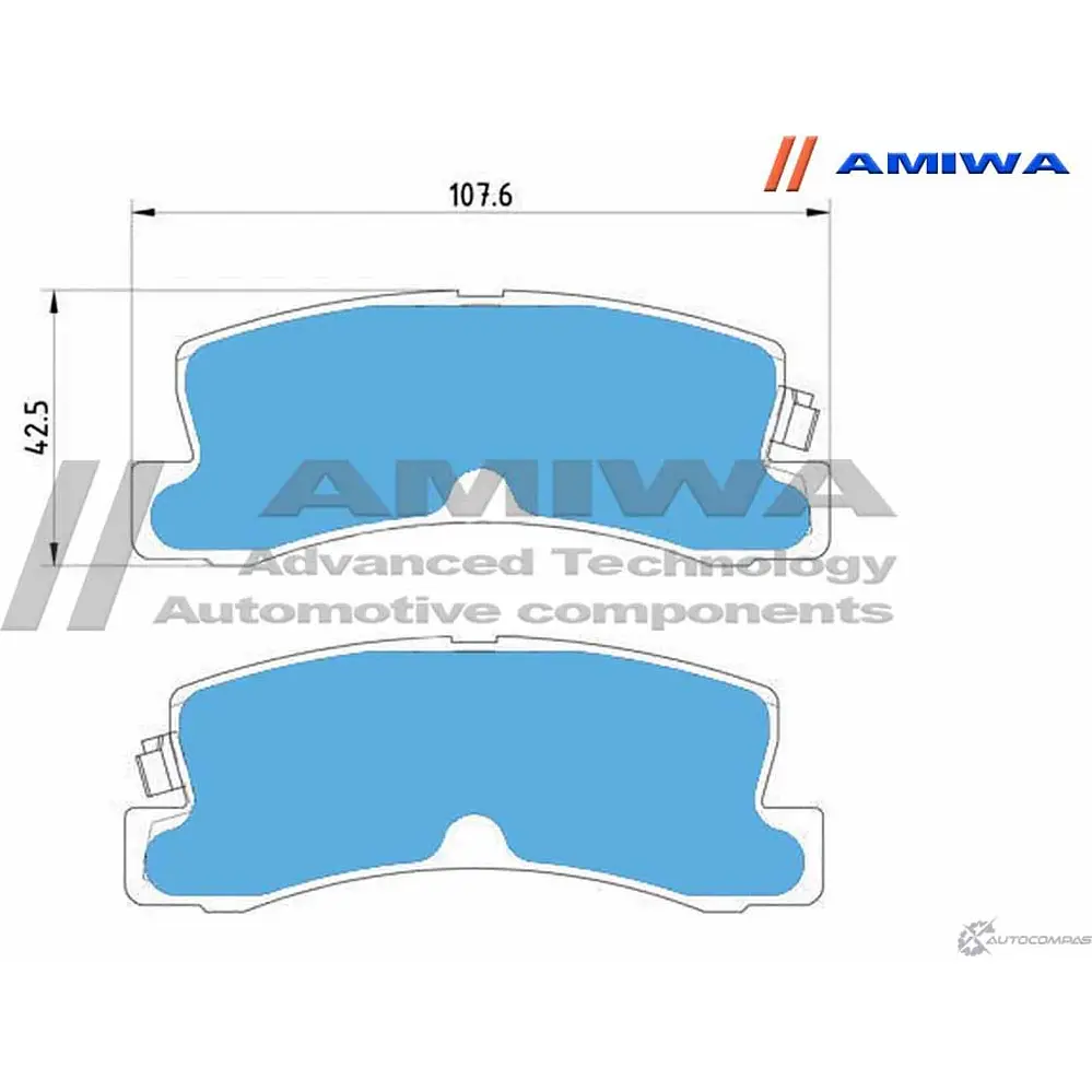 Колодки тормозные дисковые задние speed stop AMIWA J AIFT VD6FL CD2048 1420934809 изображение 1