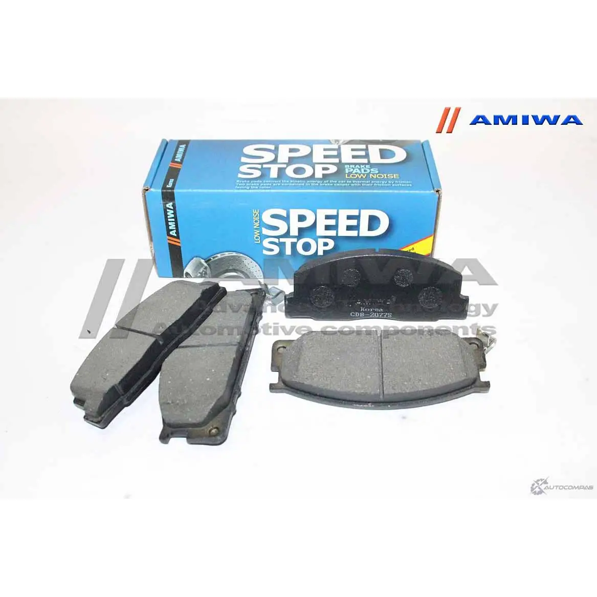 Колодки тормозные дисковые передние speed stop AMIWA 76MPZ KE3R Z 1422490598 CD2077S изображение 0