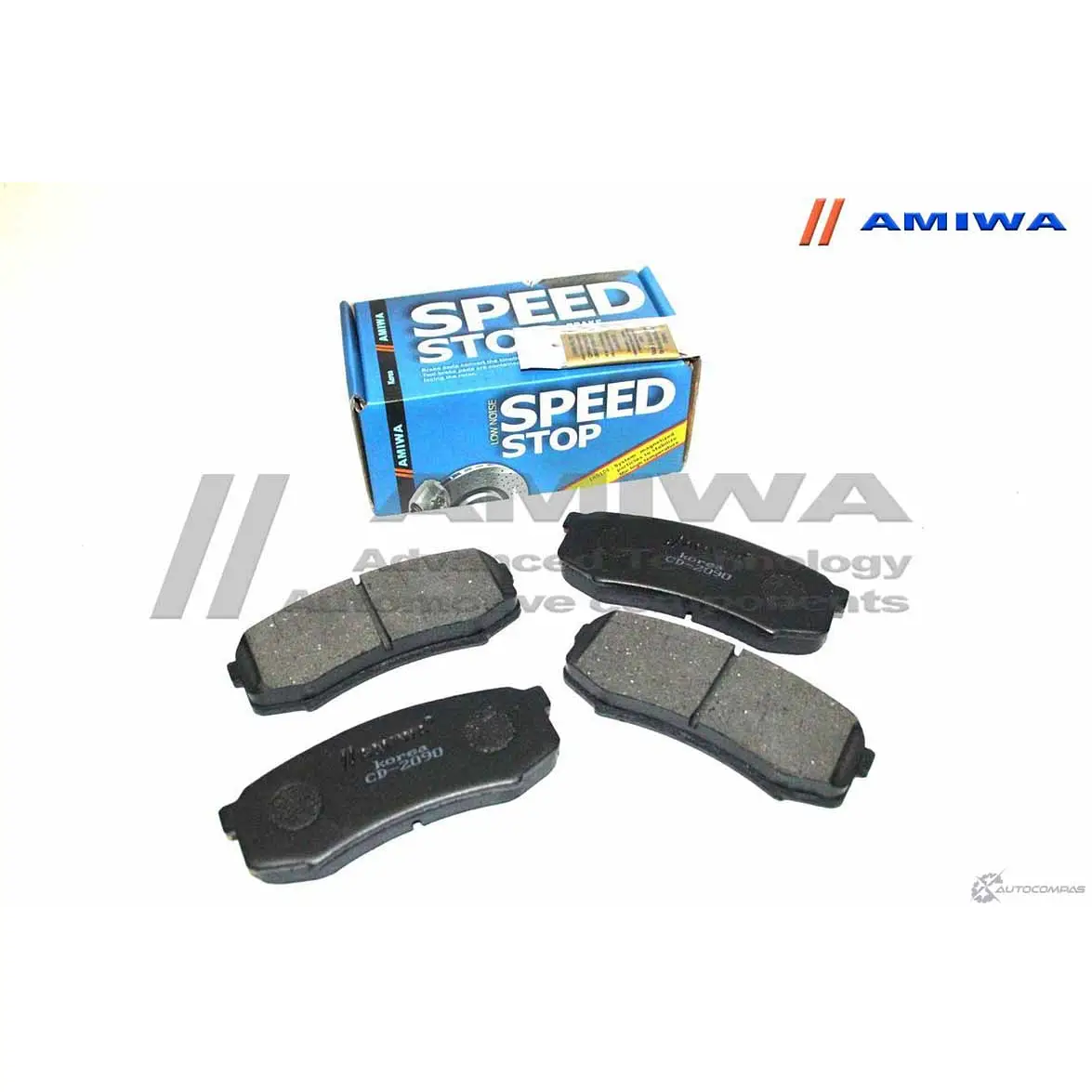 Колодки тормозные дисковые задние speed stop AMIWA 1422490460 X2DP Z ICOP6RA CD2090 изображение 0