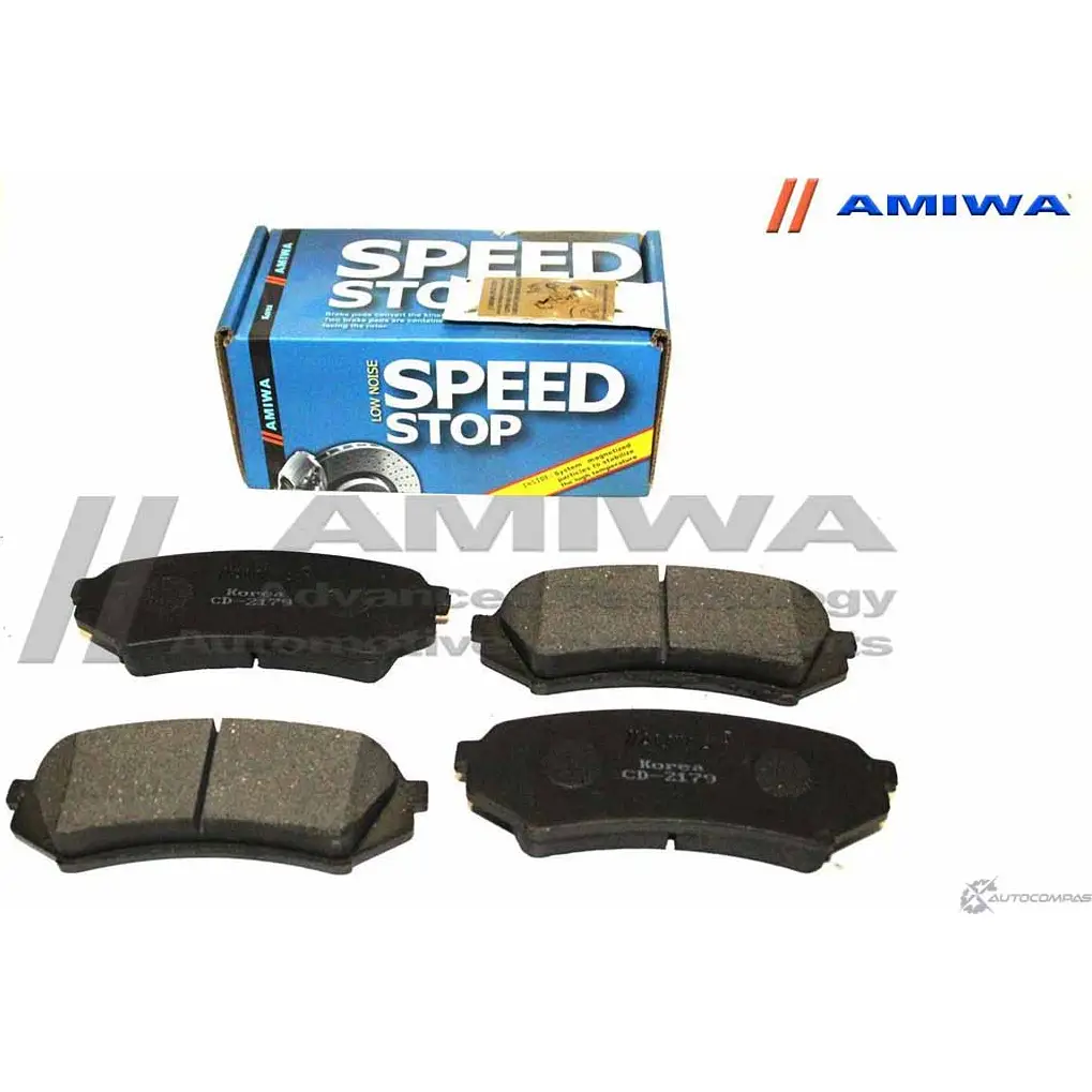 Колодки тормозные дисковые задние speed stop AMIWA NLQPX2N DQ Q08JN CD2179 1422490482 изображение 0