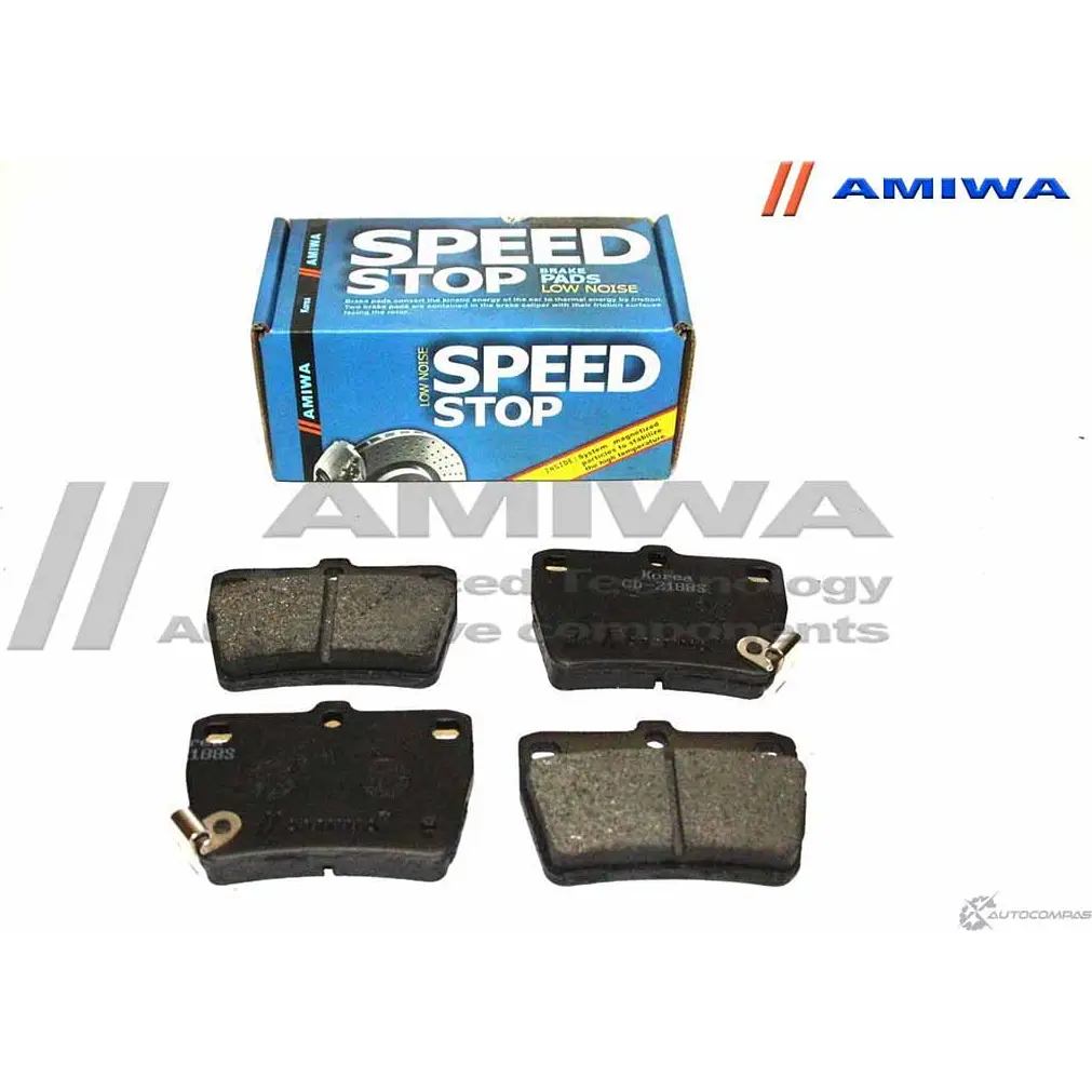 Колодки тормозные дисковые задние speed stop AMIWA MEJOM 1422490450 W VSAH8K CD2188S изображение 0