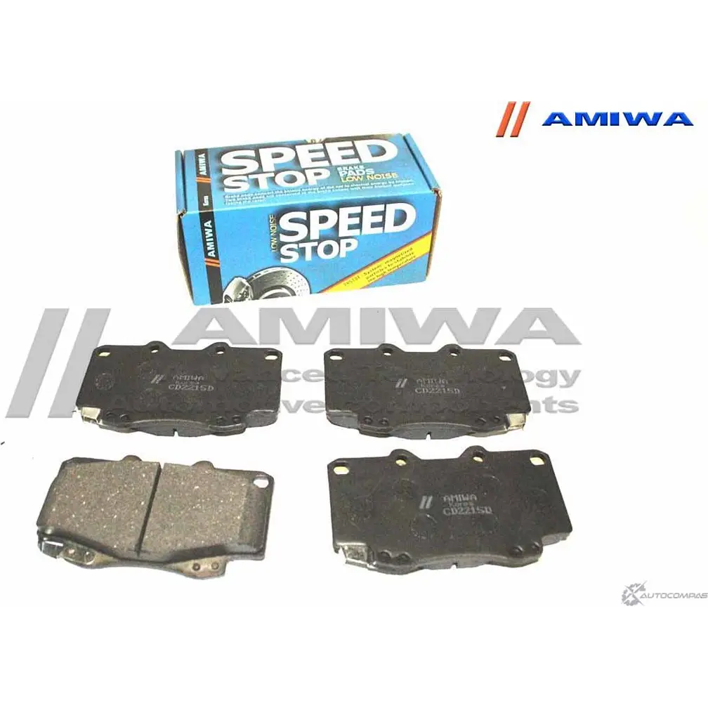 Колодки тормозные дисковые передние speed stop AMIWA 1422490708 ZN 1TL P0JXNIE CD2215D изображение 0