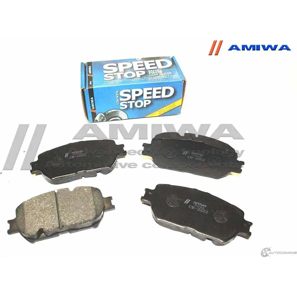 Колодки тормозные дисковые передние speed stop AMIWA DGAXR 1422490687 RJVZ I CD2222 изображение 0