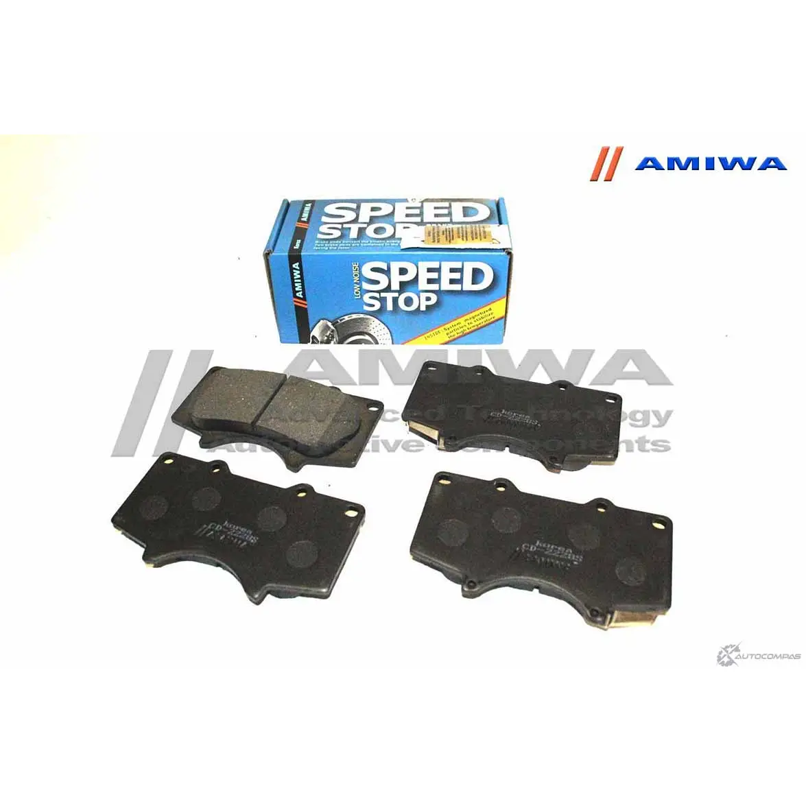 Колодки тормозные дисковые передние speed stop AMIWA CD2228S NQ6Y15 1422490688 UV9GWE H изображение 0