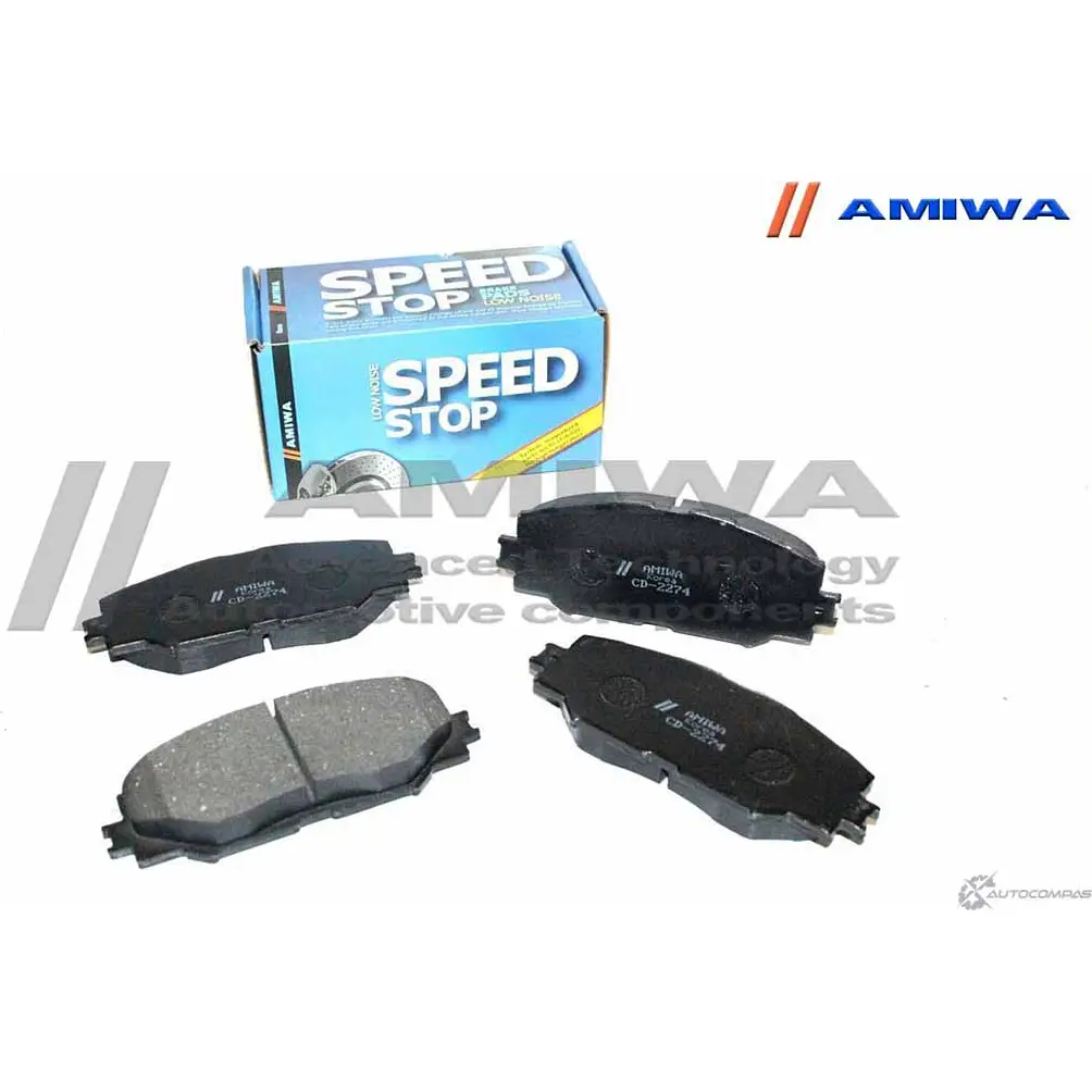 Колодки тормозные дисковые передние speed stop AMIWA 257X Z CD2274 6EKCP 1422490561
