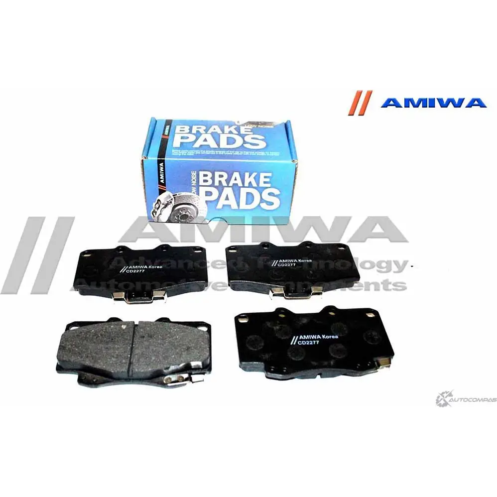 Колодки тормозные дисковые передние speed stop AMIWA CD2277 W5TM CS GW3VJ 1422490713 изображение 0