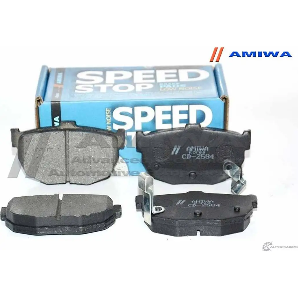 Колодки тормозные дисковые задние speed stop AMIWA 1422490525 33TNHR CD2584 BWH7D 7O изображение 0