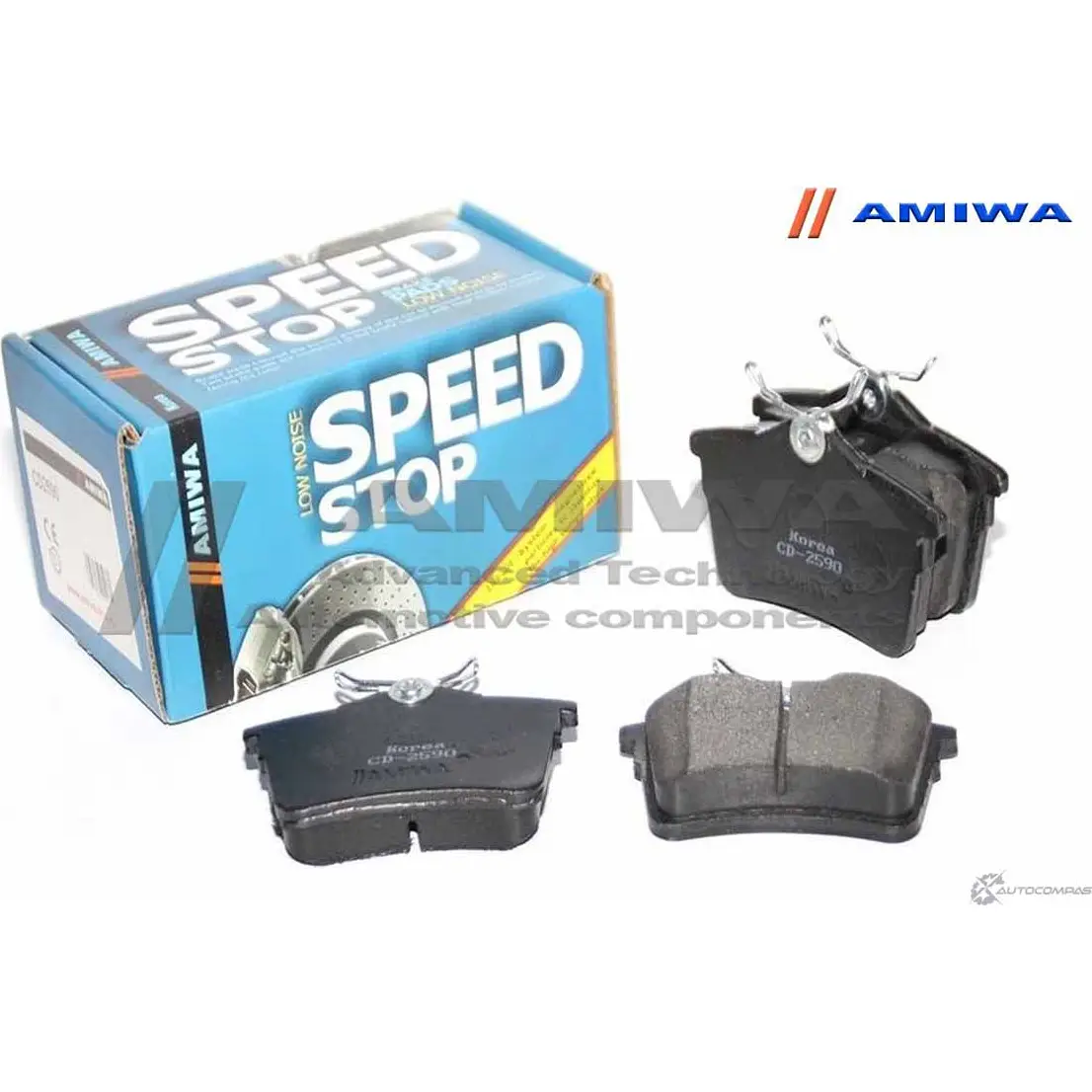 Колодки тормозные дисковые задние speed stop AMIWA CD2590 JKKVGW 6 7WNZ 1422490533