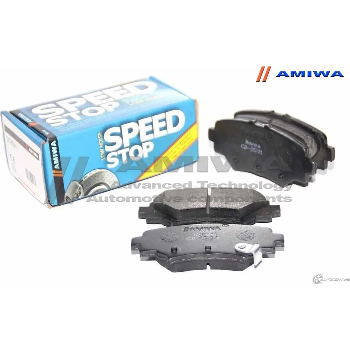Колодки тормозные дисковые задние speed stop AMIWA CD2591 UG2YC X R0OU 1422490534 изображение 0