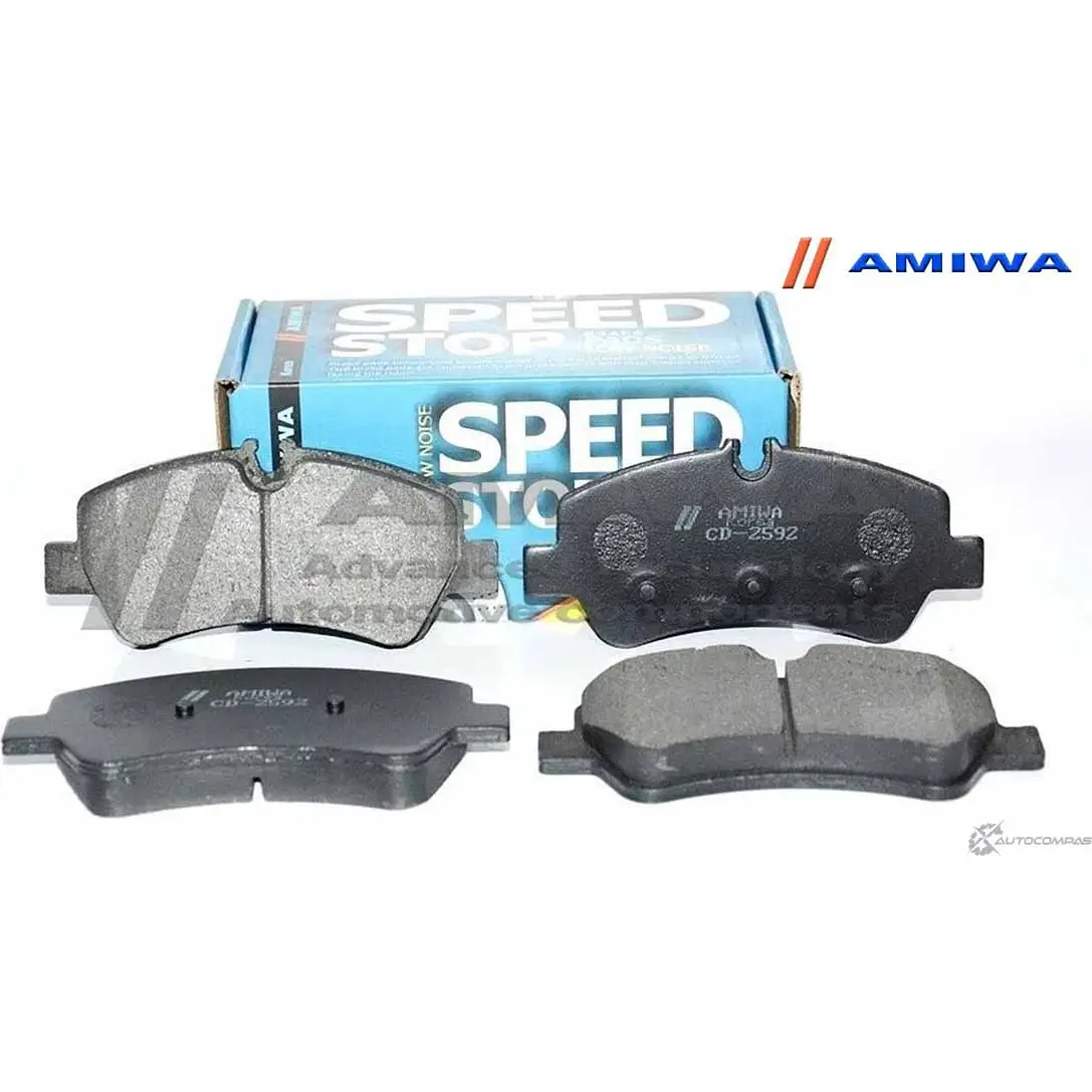 Колодки тормозные дисковые задние speed stop AMIWA 1422490530 CD2592 D501IC P Z1OE6 изображение 0