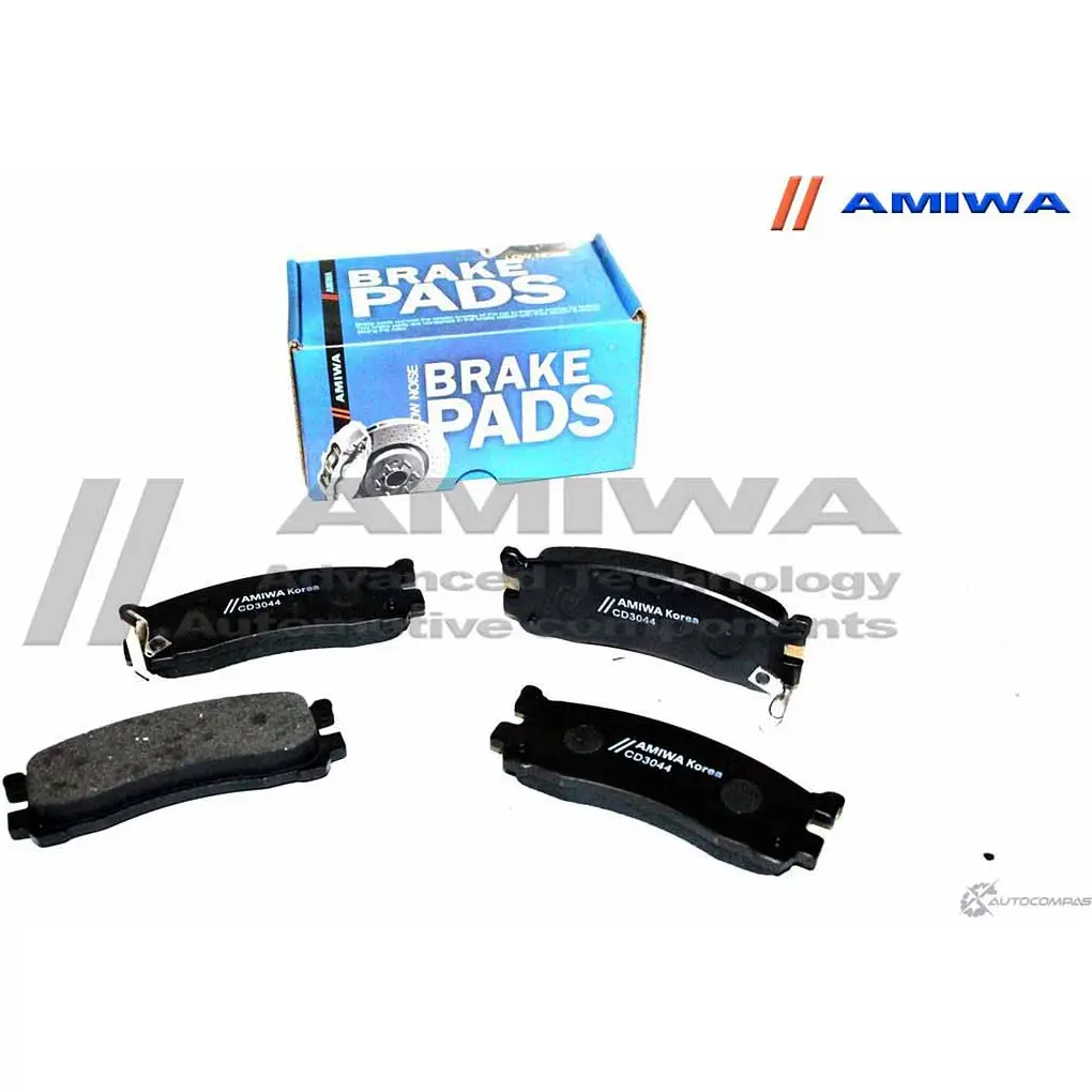 Колодки тормозные дисковые задние speed stop AMIWA 53T1H 1422490487 CD3044 10C XFP изображение 0