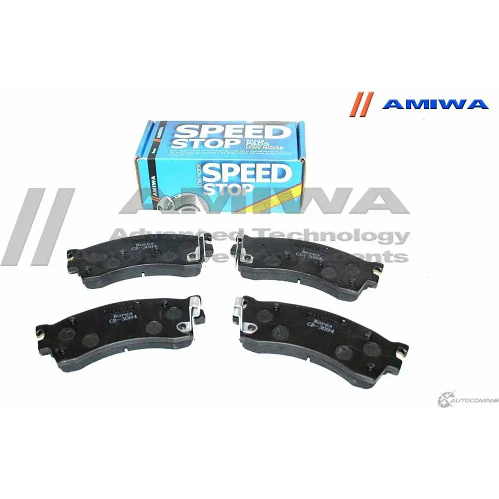 Колодки тормозные дисковые передние speed stop AMIWA CD3084 XQ0R5 H4M JR 1422490546 изображение 0