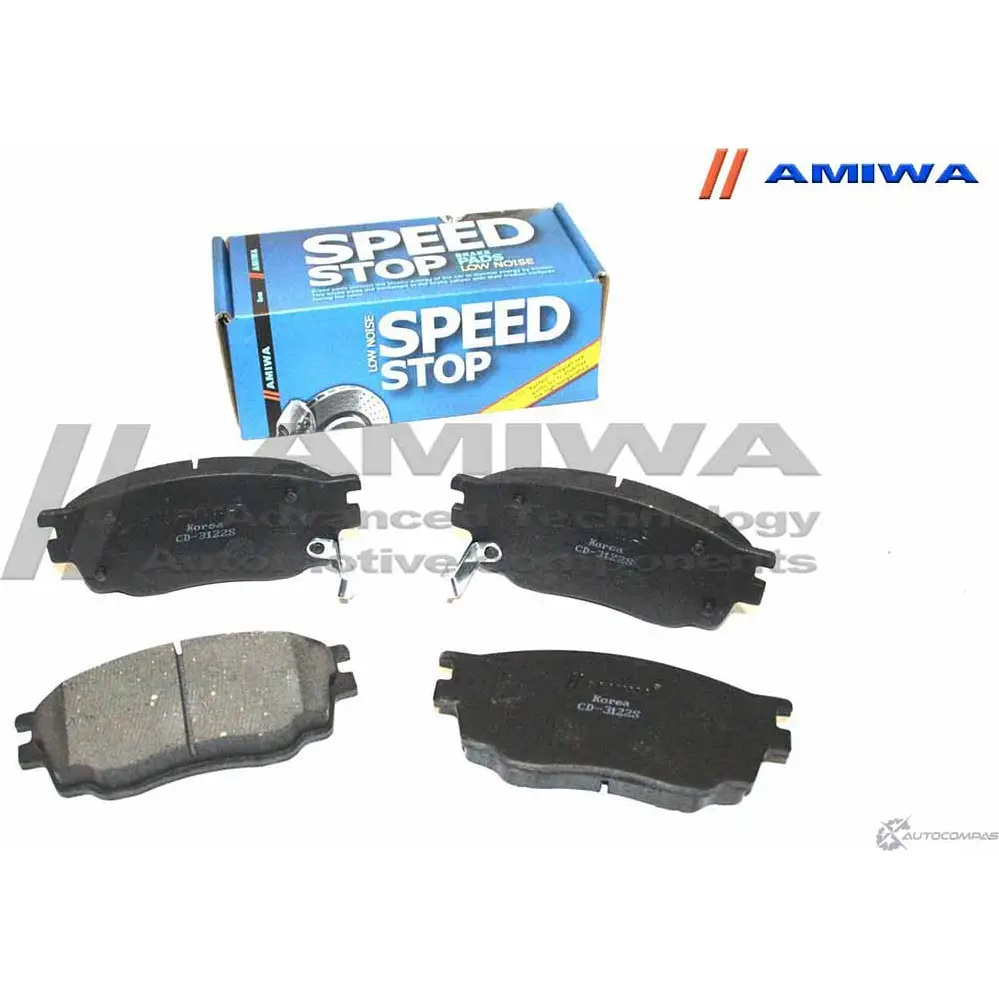 Колодки тормозные дисковые передние speed stop AMIWA CD3122S IHZZXQE SD ABR 1422490587 изображение 0